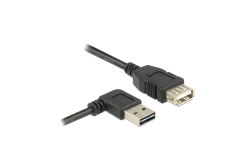 DELOCK USB Verl.A -> A St/Bu 1.00m 90° sw Easy USB