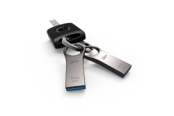 Silicon Power USB-Stick 64GB USB3.2 J80 Silver/Zinc Alu