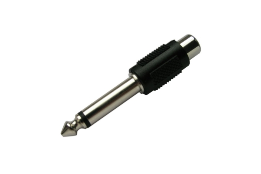 Schwaiger Adapter Mono 6,35mm Klinke Cinch Buchse