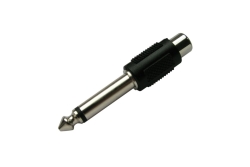 Schwaiger Adapter Mono 6,35mm Klinke Cinch Buchse