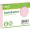 Karteikarten - DIN A7, liniert, rosa, 100 Karten