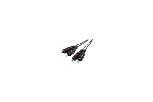 Schwaiger Audiokabel Cinch Audioverbindung 5m Schwarz