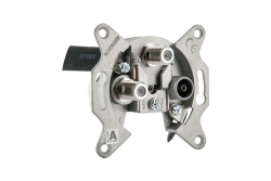 Schwaiger Einzeldose zwei SAT-ZF Anschlüsse 2 dB