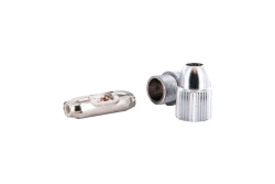 Schwaiger Koaxial Kabelverbinder Metallisiert/HQ Silber