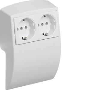 HAGER TEHALIT Geräteträger, Leuchteneinsatz L2250 RAL9010 reinweiss