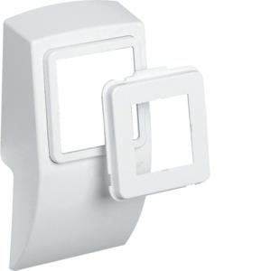 HAGER TEHALIT Geräteträger, Leuchteneinsatz L2261 RAL9010 reinweiss