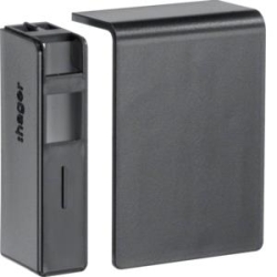 HAGER TEHALIT Endstück SL200556 RAL9011 graphitschwarz