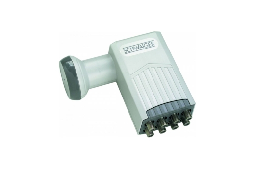 Schwaiger Octo-Switch LNB 40mm Hellgrau Wetterfest