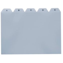 Leitregister PP - A5 quer, grau