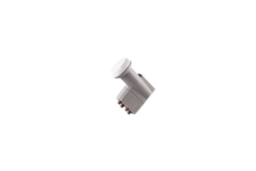 Schwaiger Quad-Switch LNB 4 Sat. Wetterfest Grau