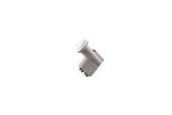 Schwaiger Quad-Switch LNB 4 Sat. Wetterfest Grau