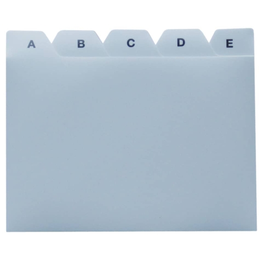 Leitregister PP - A7 quer, grau