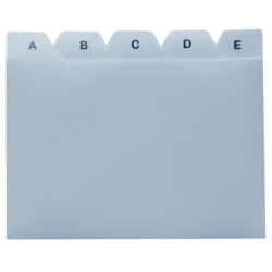 Leitregister PP - A7 quer, grau