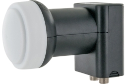 Schwaiger Twin LNB HD 4K Wetterfest Grau