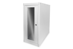 DIGITUS PC Schutzgehäuse 698,5x300x600mm Rollen,Glas...