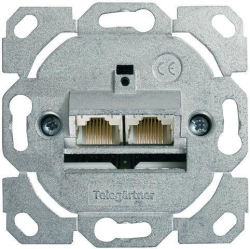 TELEGÄRTNER Datenanschlussdosen CL.E AMJ45 2xRJ45 UP...