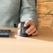 R-Go Maus HE ergonomisch links Bluetooth mittel schw./silb retail