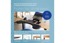 R-Go Armlehne ergonomisch schwarz