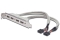 DIGITUS Slotblech 4xUSB/A -> IDC 2x10Pin Bu/Bu 0.25m Polybeutel