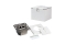 Logilink Cat.6A Anschlussdose, 2x RJ45,weiß, waagerecht