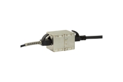 Logilink Patchkabelverbinder 1:1 Cat.6 STP, Metallgehäuse