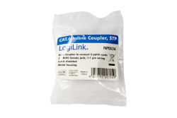 Logilink Patchkabelverbinder 1:1 Cat.6 STP, Metallgehäuse