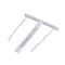 Bankers Box® Archivclip - Kunststoff, 107 x 90 x 10 mm, weiß