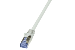 Logilink Patchkabel CAT6A S/FTP AWG26 PIMF 0,25m grau