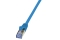 Logilink Patchkabel CAT6A S/FTP AWG26 PIMF 1,00m blau