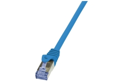 Logilink Patchkabel CAT6A S/FTP AWG26 PIMF 5,00m blau