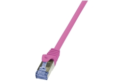 Logilink Patchkabel CAT6A S/FTP AWG26 PIMF 2,00m pink