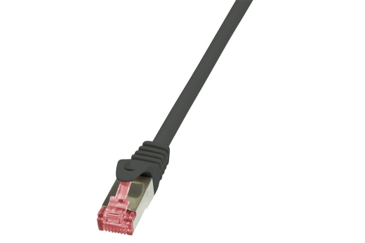 Logilink Patchkabel CAT6 S/FTP AWG27 PIMF 0,50m schw.