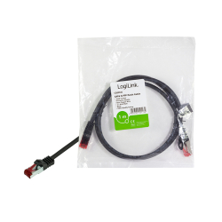 Logilink Patchkabel CAT6 S/FTP AWG27 PIMF 5,00m schw.