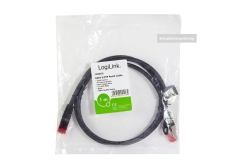 Logilink Patchkabel CAT6 S/FTP AWG27 PIMF 5,00m schw.