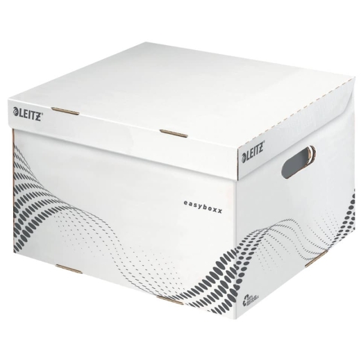 6136 Archiv Container easyboxx M - Wellpappe (RC), Tragkraft 15 kg, weiß