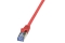 Logilink Patchkabel CAT6A S/FTP AWG26 PIMF 0,25m rot