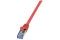 Logilink Patchkabel CAT6A S/FTP AWG26 PIMF 0,50m rot