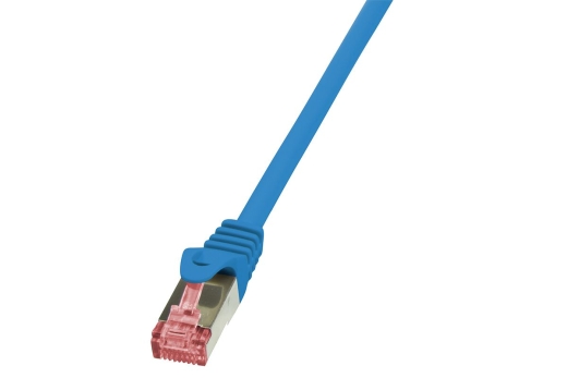Logilink Patchkabel CAT6 S/FTP AWG27 PIMF 0,50m blau