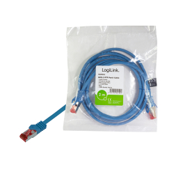 Logilink Patchkabel CAT6 S/FTP AWG27 PIMF 3,00m blau