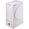 Ablagebox Top Archiv System, weiß/rot