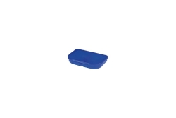 Herlitz Brotdose Blau 23x15.5x4cm 2tlg. Push-Verschluss