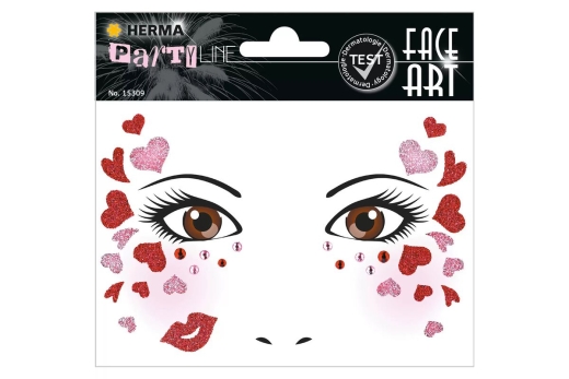 HERMA Face Art Sticker Love
