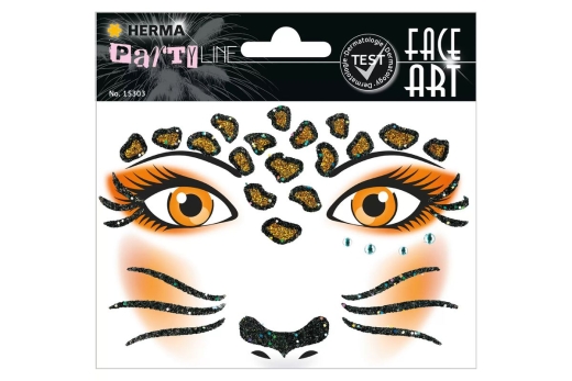 HERMA Face Art Sticker Leopard