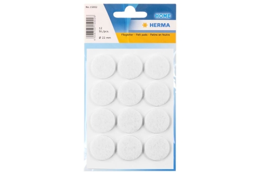 HERMA Filzgleiter weiss 22 mm