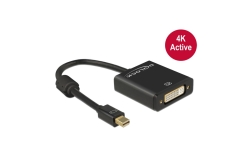DELOCK Displayport Adapter mini DP -> DVI(24+5) 4K Aktiv