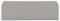 WAGO Abschluss-/Zwischenplatte 280-314 4Leiter 2,5mm grau