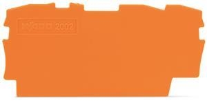 WAGO Abschluss-/Zwischenplatte 2002-1392 für TOBJOB S orange