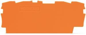 WAGO Abschluss-/Zwischenplatte 2002-1492 für TOBJOB S orange