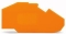 WAGO Abschluss-/Zwischenplatte 780-317 orange