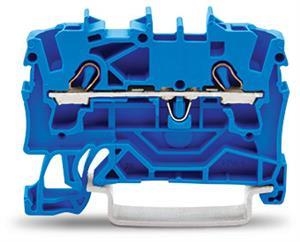 WAGO Durchgangsklemme 2002-1204 2-Leiter 2,5qmm blau